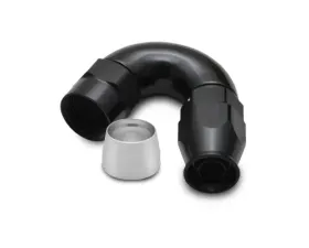 Vibrant Performance 150 Degree High Flow Hose End Fitting for PTFE Lined Hose, -4AN