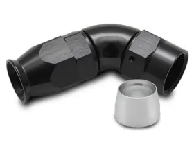 Vibrant Performance 60 Degree High Flow Hose End Fitting for PTFE Lined Hose, -10AN