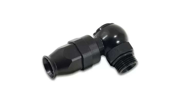 Vibrant Performance Banjo Hose End for PTFE Lined Flex Hose, Hose Size: -12 AN; Bolt Size: -12 ORB - 29932