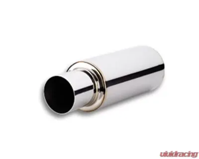 Vibrant Performance 3" Inlet x 23" long TPV TURBO Muffler with 4" Round Straight Cut Tip - 1059