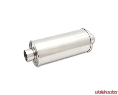 Vibrant Performance 2.5" Inlet | Outlet STREETPOWER Round Center to Center Muffler - 1118