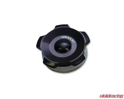 Vibrant Performance 2" OD Aluminum Weld Bung and Black Aluminum Threaded Cap - 11291