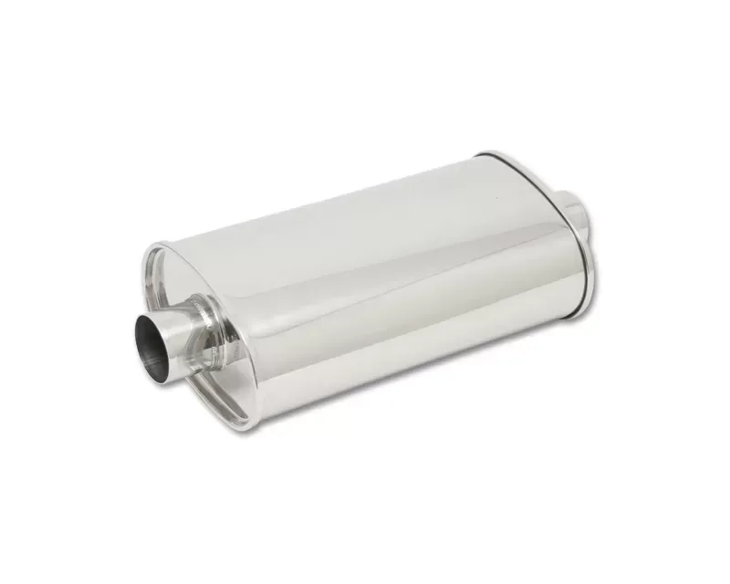 Vibrant Performance 3.5" Inlet | Outlet STREETPOWER Oval Center to Center Muffler - 1135