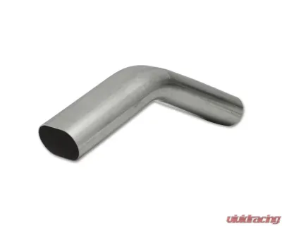 Vibrant Performance 3" 304 Stainless Steel 45 Degree Vertical Plane Mandrel Bent Oval Tubing - 13200
