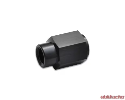 Vibrant Performance Machine Finish Black LS Engine Fuel Pressure -4AN Female to 1/8" NPT Female Adapter Fitting - 16791