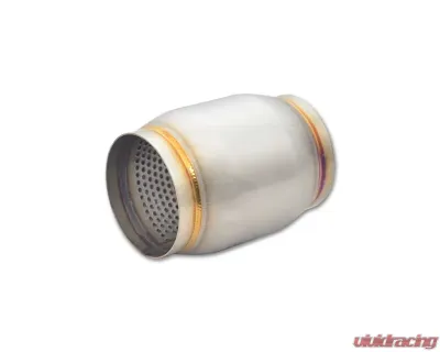 Vibrant Performance 3" Inlet | Outlet x 5" long Stainless Steel Race Muffler - 17695