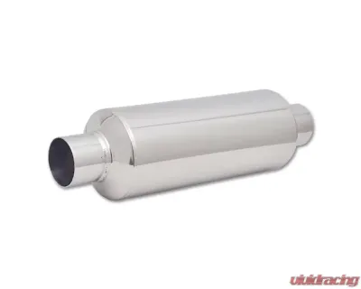 Vibrant Performance 2.5" Inlet | Outlet x 18" long Large Diameter Bottle Style Resonator - 17930
