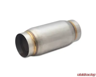 Vibrant Performance 3.5" Inlet | Outlet x 9" long Stainless Steel Race Muffler - 1796