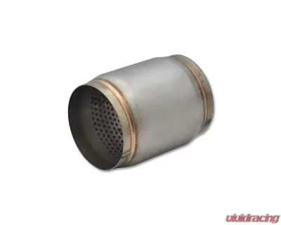 Vibrant Performance 3.5" Inlet | Outlet x 5" long Stainless Steel Race Muffler - 17965