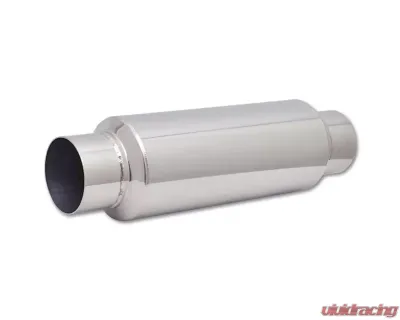Vibrant Performance 3.5" Inlet | Outlet x 18" long Large Diameter Bottle Style Resonator - 17970