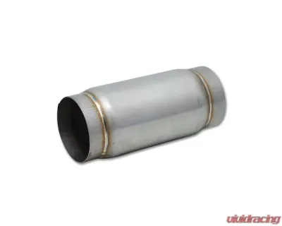 Vibrant Performance 4" Inlet | Outlet x 5" long Stainless Steel Race Muffler - 17975