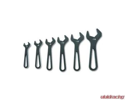 Vibrant Performance Set of six Anodized Black -4AN to -16AN Wrenches - 20989