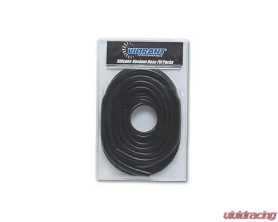 Vibrant Performance Gloss Black Silicone Vacuum Hose Pit Kit - 2104
