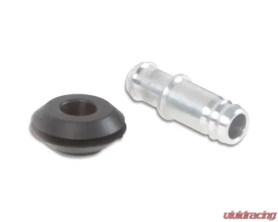 Vibrant Performance Hard Mount 10mm Aluminum Vacuum Line Fitting with Rubber Grommet - 2895