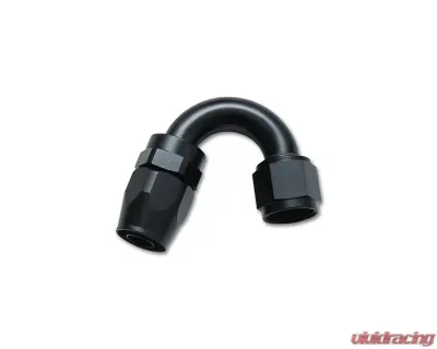 Vibrant Performance Anodized Black 150 Degree Swivel Hose End with -10AN Fitting - 21510