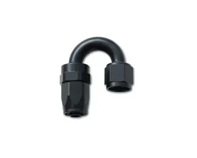 Vibrant Performance Anodized Black 180 Degree Swivel Hose End with -10AN Fitting