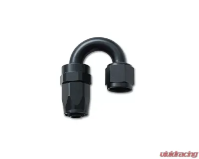 Vibrant Performance Anodized Black 180 Degree Swivel Hose End with -16AN Fitting - 21816