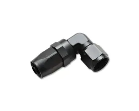 Vibrant Performance -10AN Anodized Black 90 Degree Forged Elbow Hose End Fitting