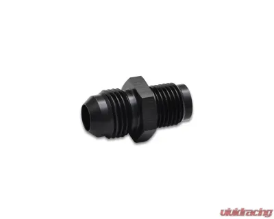 Vibrant Performance Anodized Black Aluminum -6AN x 5/8"-18 Inverted Seat Adapter Fitting - 16436