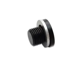 Vibrant Performance Anodized Black Aluminum M10 x 1.0 Port Plug with Crush Washer