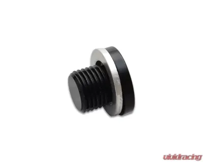 Vibrant Performance Anodized Black Aluminum M18 x 1.5 Port Plug with Crush Washer - 16665
