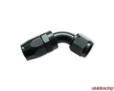 Vibrant Performance Anodized Black -20AN 60 Degree Hose End Fitting - 21620
