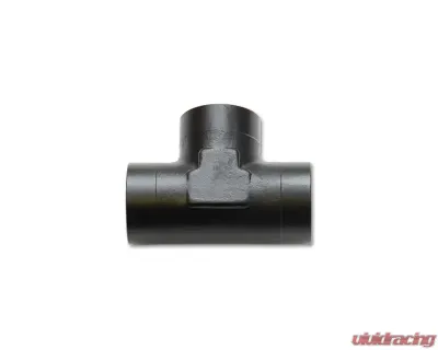 Vibrant Performance Anodized Black -8AN Female Flare Tee Fitting - 10873