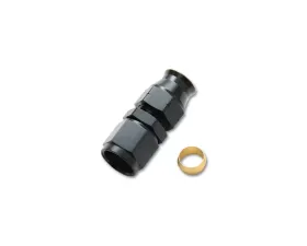 Vibrant Performance Anodized Black -6AN Female to 3/8
