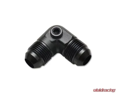Vibrant Performance Anodized Black -8AN Male 90 Degree Union Adapter Fitting with 1/8" NPT Port - 16538
