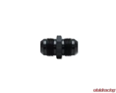 Vibrant Performance Anodized Black -10AN Male to -10AN Male Union Adapter Fitting - 10234