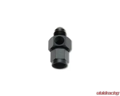 Vibrant Performance Anodized Black -10AN Male to Female Union Adapter Fitting with 1/8" NPT Port - 16490