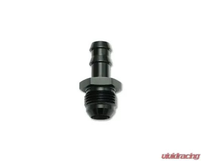 Vibrant Performance Anodized Black -10AN Male to 1/2" Hose Barb Straight Adapter Fitting - 11209