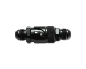 Vibrant Performance Anodized Black -10AN Quick Release Fitting with Viton Seal