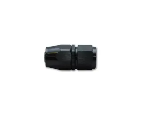Vibrant Performance Anodized Black -10AN Straight Hose End Fitting