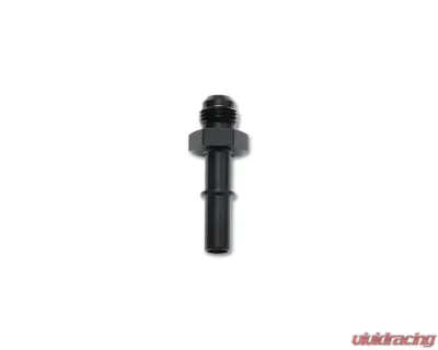 Vibrant Performance Anodized Black -6AN to 3/8" EFI Barb Push On Adapter Fitting - 16881