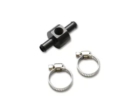 Vibrant Performance Anodized Black Inline Barbed Union for 3/8