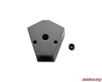 Vibrant Performance Anodized Black 3/8" NPT to 3/8" NPT and 3/8" NPT Billet Y Block with 1/8" Port - 10820