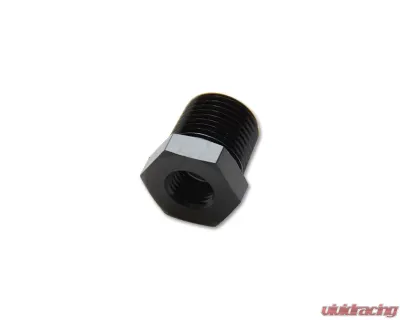 Vibrant Performance Anodized Black 1/2" NPT Female to 3/4" NPT Male Pipe Reducer Adapter Fitting - 10858