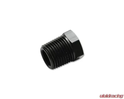 Vibrant Performance Anodized Black 1/4" NPT Hex Head Pipe Plugs - 10881