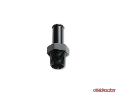 Vibrant Performance Anodized Black 1/2" NPT Male to 5/8" Hose Barb Straght Adapter Fitting - 11203