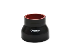 Vibrant Performance Gloss Black 4 Ply Aramid Reinforced Silicone Reducer Coupler 2.5