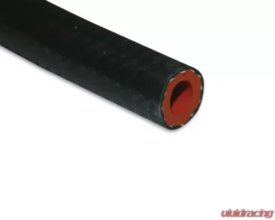 Vibrant Performance Gloss Black Nylon Reinforced Silicone Heater Hose 0.25" I.D. and 20' Long - 2040
