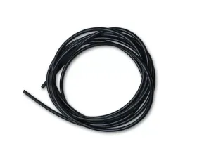 Vibrant Performance Gloss Black Silicone Vacuum Hose Bulk Pack 0.125