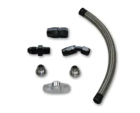 Vibrant Performance 12" long Oil Line Drain Kit for GT Series Turbos