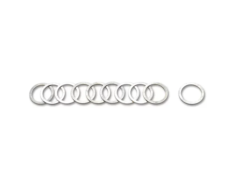 Vibrant Performance Set of 10 Natural Aluminum -6AN Crush Washers - 20926