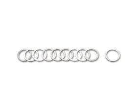 Vibrant Performance Set of 10 Natural Aluminum -10AN Crush Washers