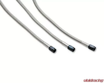 Vibrant Performance 2' PTFE lined Stainless Steel Oil Feed Kit with -4AN Female Fittings - 10275