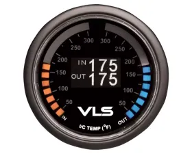 Revel VLS 52mm Intercooler Dual Temp Gauge