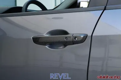 Revel GT Dry Carbon Outer Door Handle Cover Set (FL, FR, RL, RR) Honda Civic 16-18 - 1TR4GT0AH12