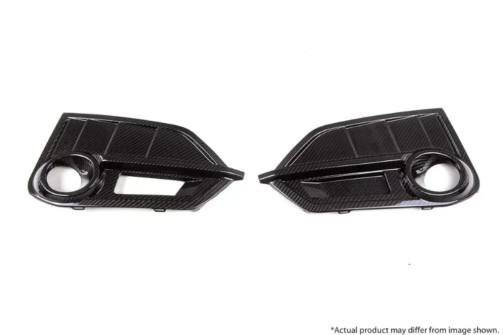 Revel GT Dry Carbon Front Fog Light Covers (Left & Right) Honda Civic Type-R 16-18 - 1TR4GT0AH13